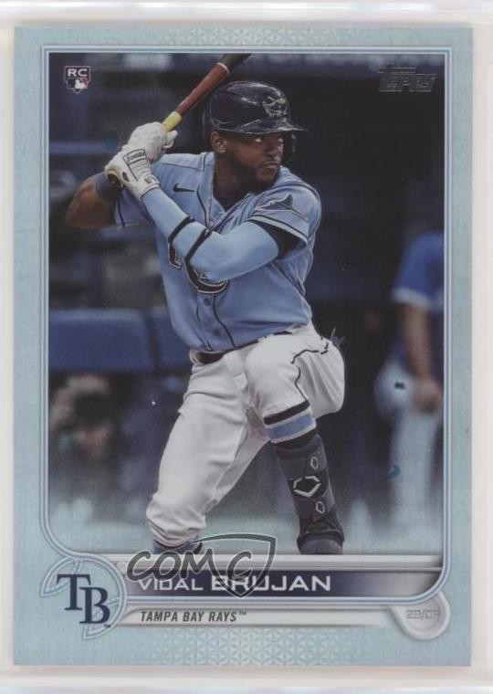 2022 Topps Series 1 Rainbow Foil Vidal Brujan #25 00li