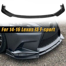 For Lexus Is250350300 F-sport 14-16 Carbon Look Front Bumper Lip Body Kit