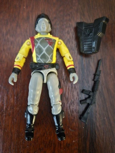 GI Joe Cobra Python Crimson Guard  v2 1989 figure 100% Complete, tight joints
