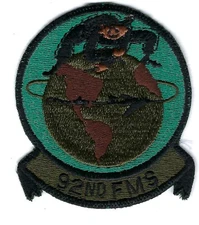 PATCH USAF 92ND FIELD MAINTENANCE SQ FMS  FAIRCHILD  AFB        BS-14
