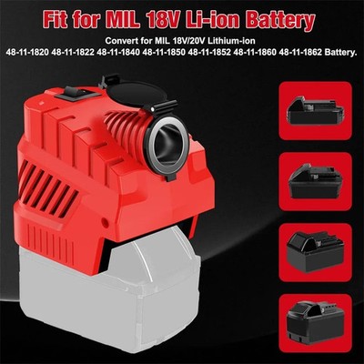 240W DC 12V Buck Converter Regulator Car Cigarette Lighter for Milwaukee  18V