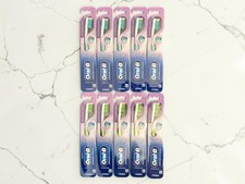 10 Oral-B Advanced Whitening Clean Soft Toothbrushes Mixed Colors Value Pack