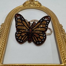 New Brown Butterfly Keychain/Bag Charm