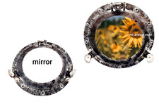 Nautical Ship Maritime Wall Mirror 12'' Porthole Mirror Cast Aluminum Home...