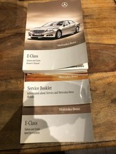 2010 MERCEDES-BENZ W212 E CLASS OWNERS MANUAL WITH POUCH
