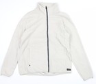 Forclaz Men’s Beige Fleece Jacket L Full Zip Outdoor Hiking