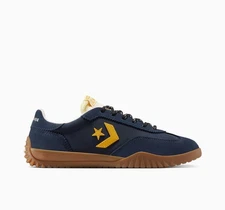 New Converse Run Star Trainer Suede Obsidian/Gum Honey/Sunny Angle A16602C