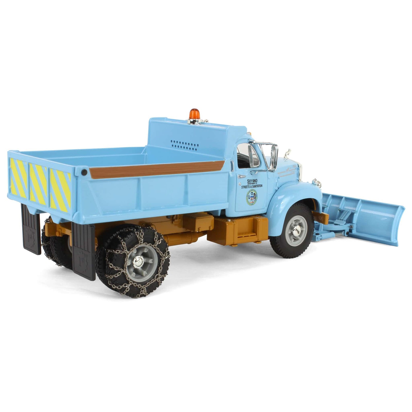 1/34 1960 Mack B-61 Dump Truck with Snow Plow City of Chicago First Gear 19-3468