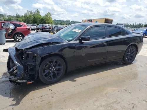 Used Left Door Mirror fits: 2019 Dodge Charger Power painted manual folding non-