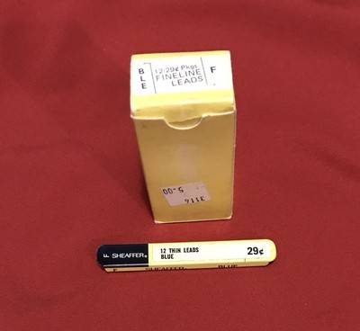 Sheaffer Pencil Lead-F BLUE FINELINE NOS 144 Pieces