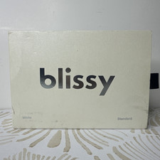 Blissy 100 Mulberry Silk Pillowcase White Standard NEW