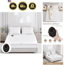 Electric Heated Mattress Pad Twin XL Size, 39" x 80", Bed Warmer, 9 Heat Sett...