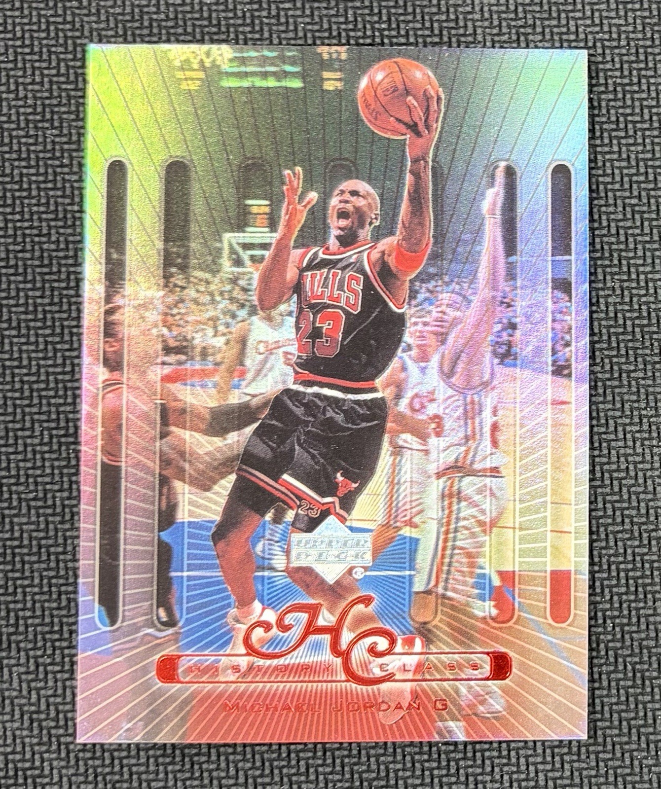 Michael Jordan #HC1 Basketball Cards 1999 Upper Deck History Class trading card — raw and PSA graded price guide