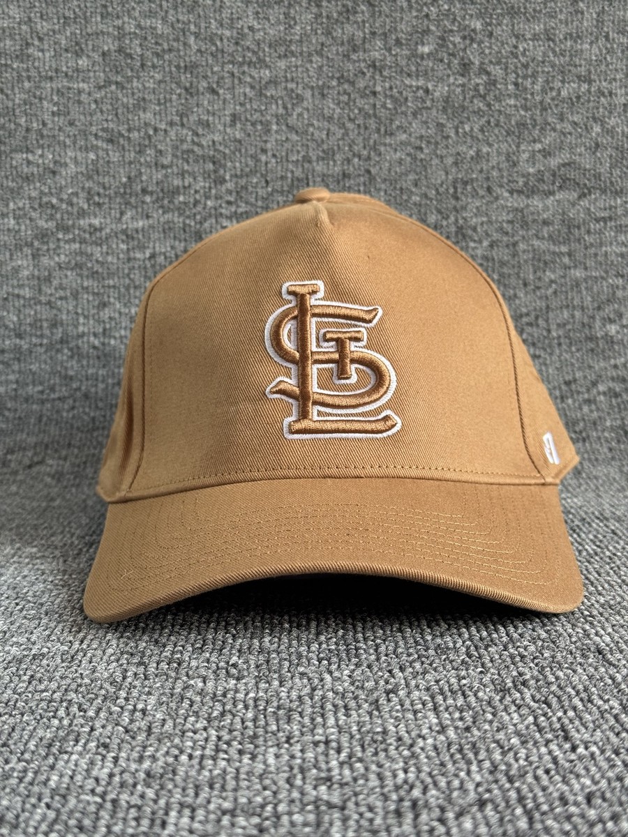 47 Brand St. Louis Cardinals Snapback Hat Tan Brown One Size Baseball Cap