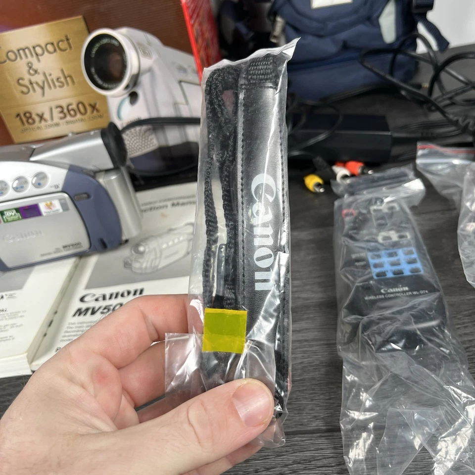 Canon MV500i MiniDV Camcorder CCD Sensor 18x Zoom Tested & Working Boxed VGC - Image 4 of 4