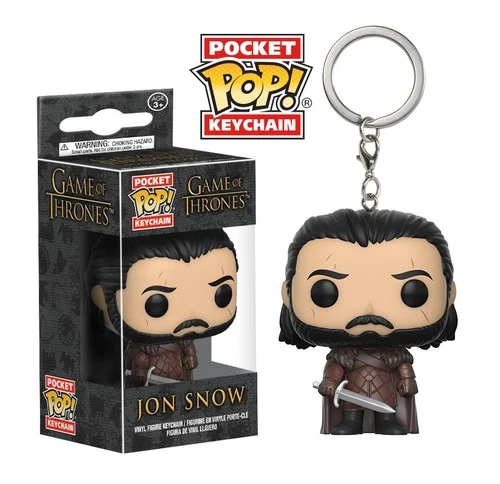 Funko Pocket POP! Television Game of Thrones Jon Snow Keychain