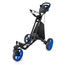SERENELIFE FOLDABLE 3-WHEEL GOLF PUSH CART UPPER  LOWER BRACKETS - BLUE