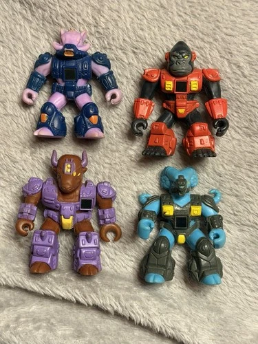 VINTAGE 1987 Hasbro Takara BATTLE BEASTS Action Figures Lot of 4