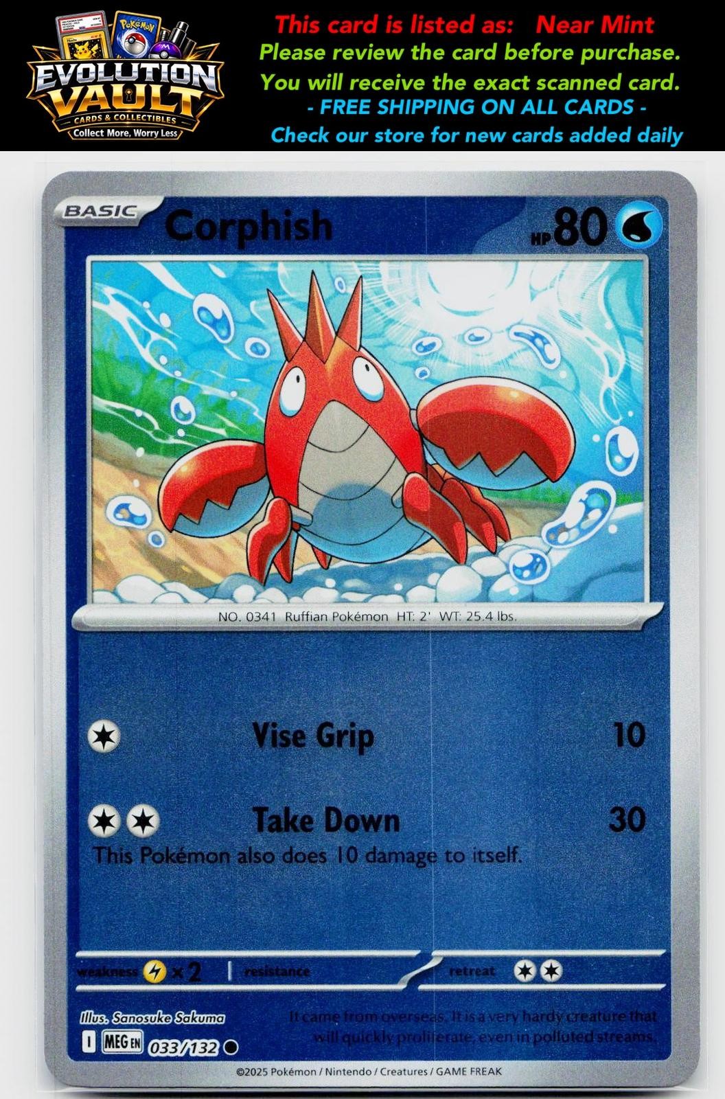 ME01: Mega Evolution #033/132 Corphish