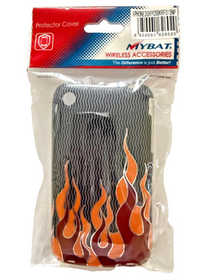 Apple iPhone 3G iPhone 3GS Gloss Flamin Hot Fire Design Protector Case NEW
