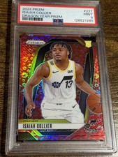 ISAIAH COLLIER 2024 Prizm China Edition Dragon Year Prizm /88 #227 Jazz RC PSA 9