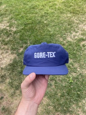 RARE Vintage Gore Tex  Hat Made in USA Teal White Mad Hatters USA Made