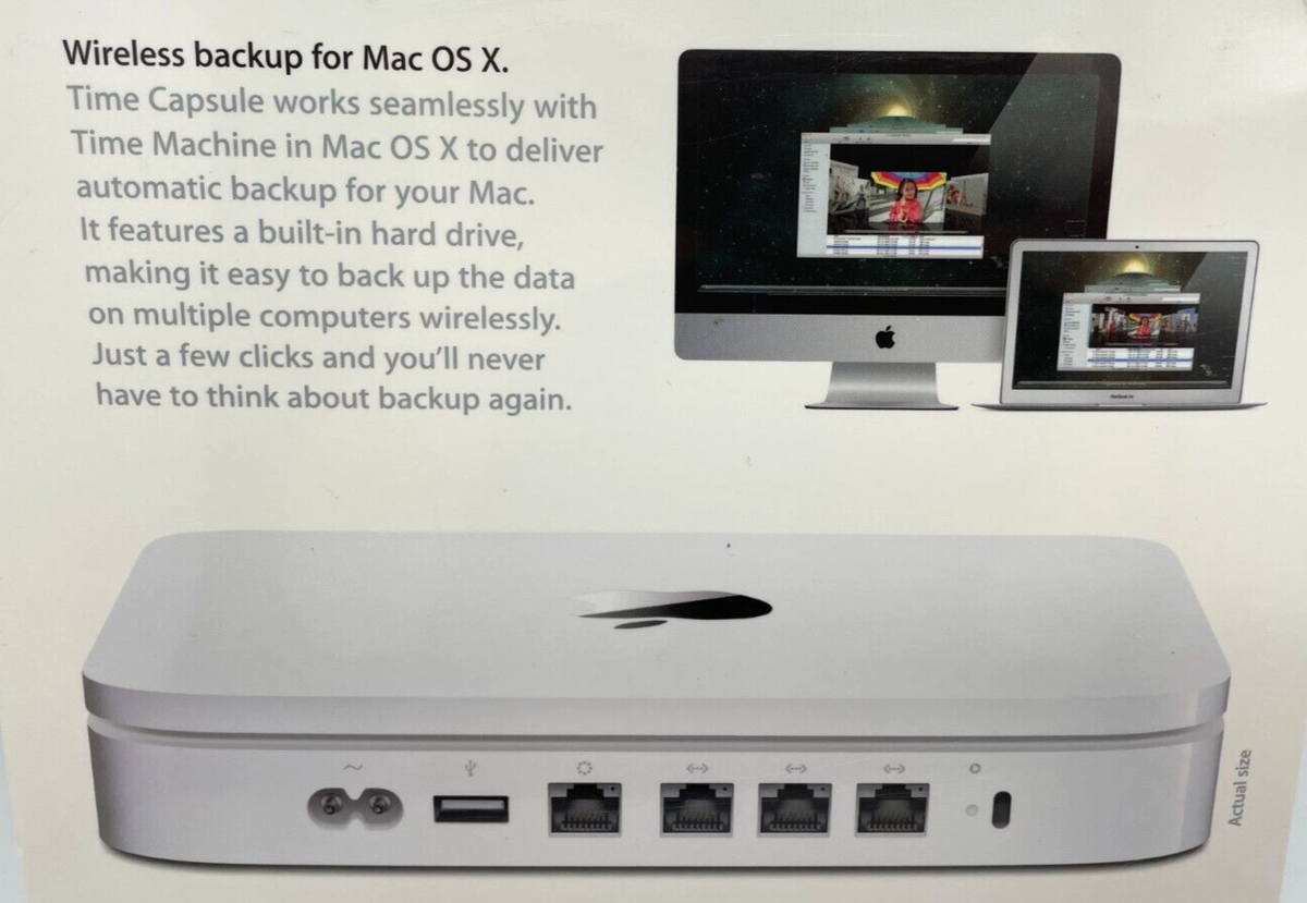 Apple Time Capsule 2TB External 7200RPM (MD032LL/A) NAS for sale