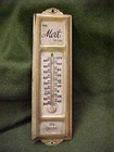 Vintage DRINK MERT SODA TIN THERMOMETER FRANK'S BEVERAGE WEST NEWTON PA