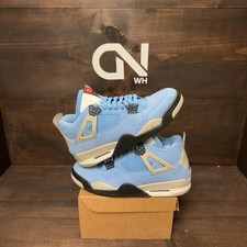 Jordan 4 Retro University Blue Pre-Owned Size 9.5 No Box 