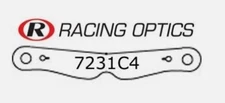 RACING OPTICS 7231C4; Helmet Shield Tear Off - XStack 11 1/2",  Clear Tint