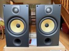 Bowers & Wilkins B&W 685 S2 Black Ash Bookshelf Speakers