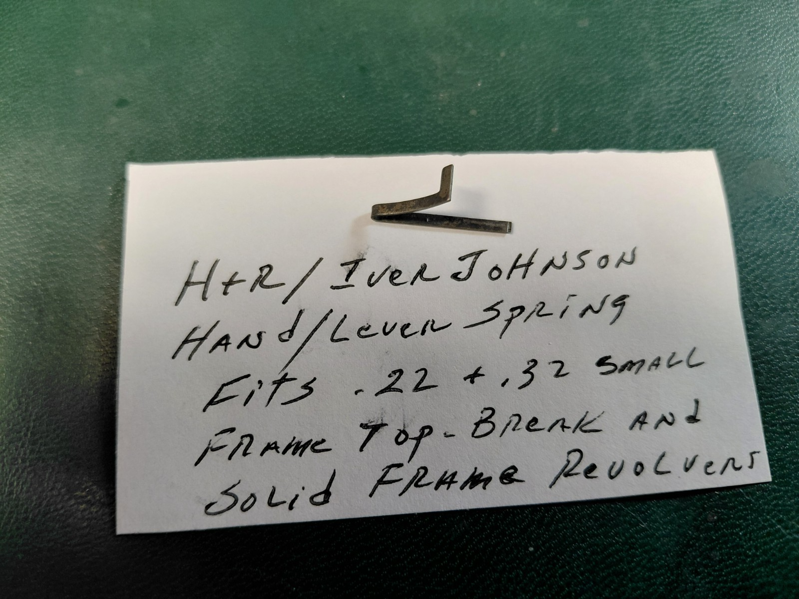 Revolver Hand Spring H&R/Iver Johnson Hand/Lever Spring, .22 & .32 Small Frame Revolvers | eBay