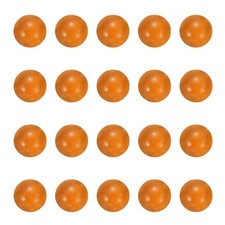 20 Pcs Quartz Pearl Balls, 12mm Round Glass Crystal Loose Beads, Coffee