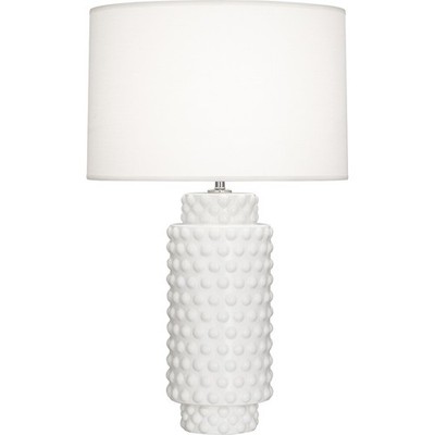 Robert Abbey Dolly 1Lt Table Lamp, Matte Lily Glazed - MLY08