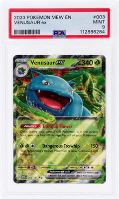 2023 Pokemon Scarlet and Violet 151 Venusaur Ex #3 PSA 9 | eBay