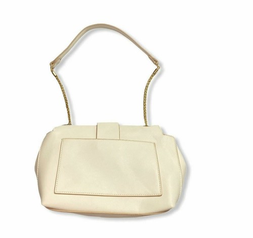 Bolso de hombro de cuero sintético con perlas para mujer - Un nuevo día - blanco - S* P13 - Imagen 4 de 4
