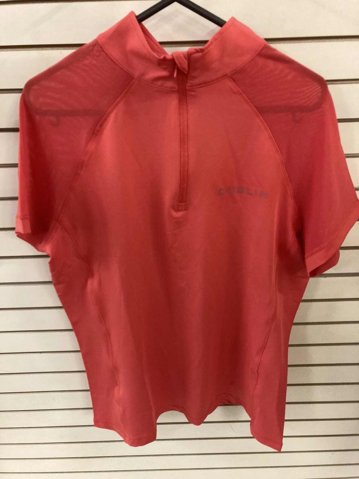 Dublin Womens/Ladies Sara Base Layer Top. Coral. Small BNWT