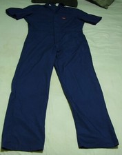 Dickies Jumpsuit, 40 tall, Blue, Work, Short Sleeves