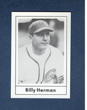 #33 BILLY HERMAN, Cubs | 1978 Grand Slam card ~ A Jack Wallin product