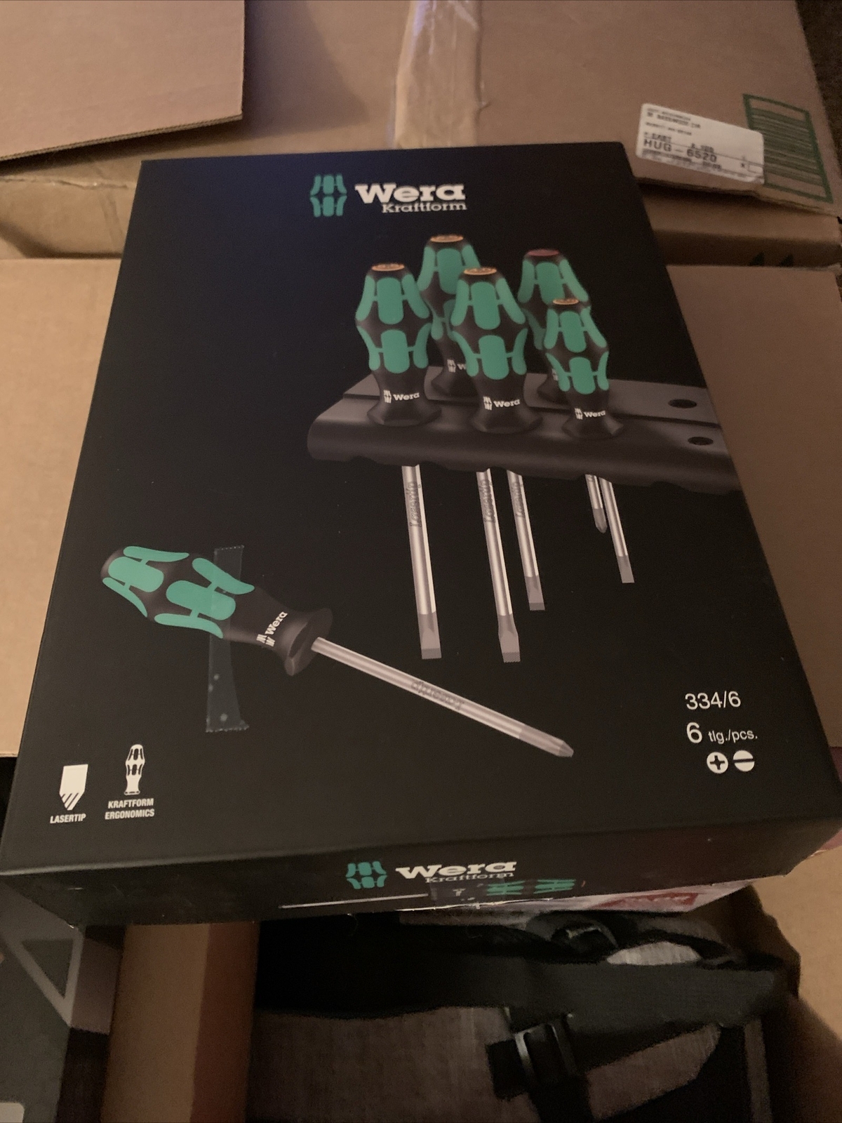 Wera 334/6 Kraftform Plus Lasertip Screwdriver Set 05105650001 eBay
