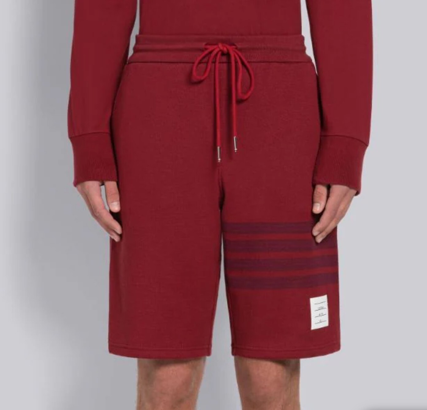 THOM BROWNE Double Face Knit 4-Bar Sweatshorts image 2