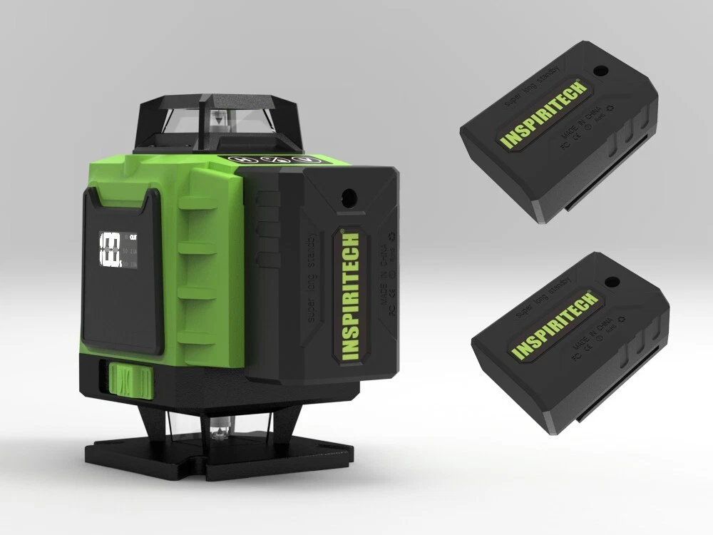 Inspiritech 4x360 Laser Level for Precise Floor Wall and Ceiling Alignment