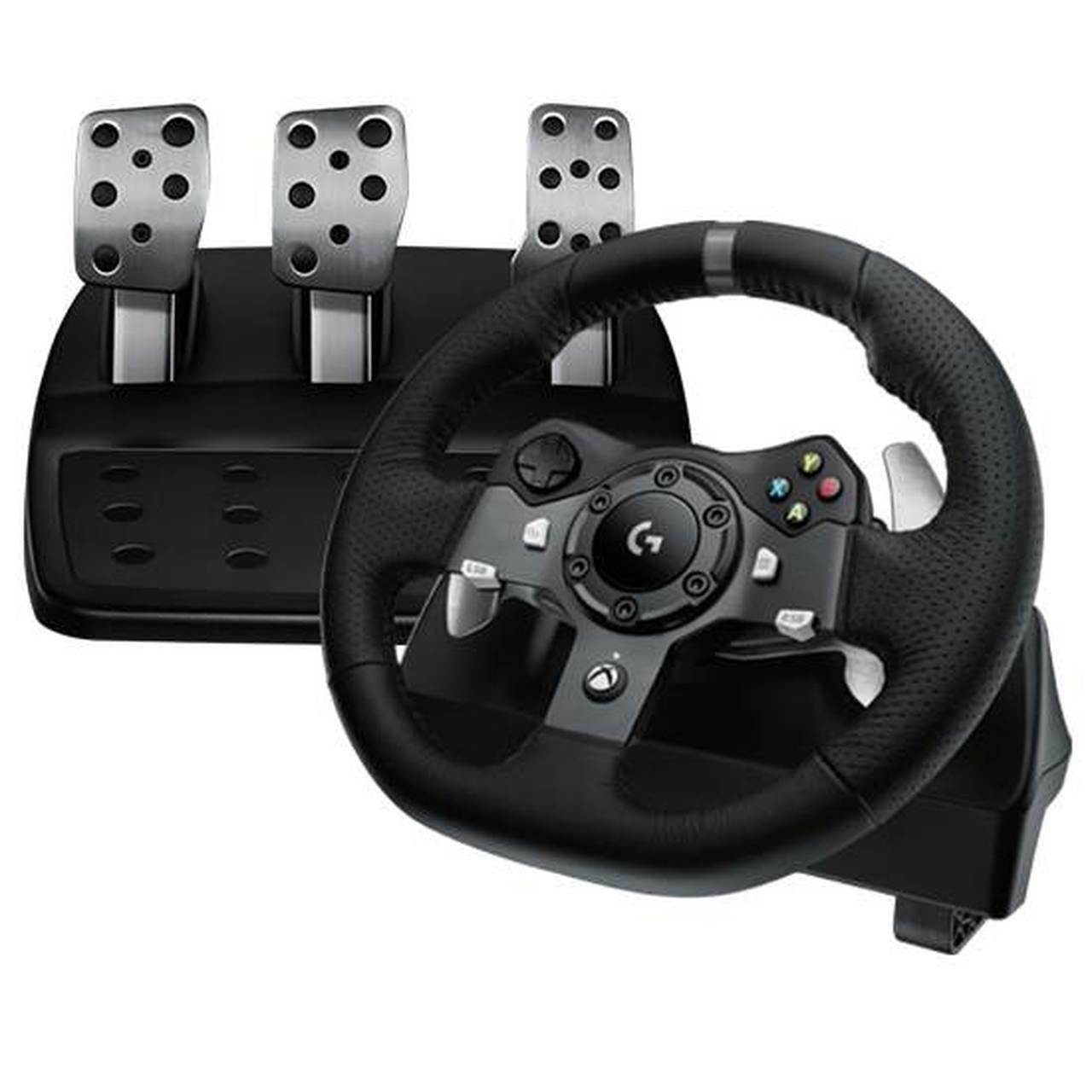 Logitech Driving Force G920 Steering Wheel and Pedals, 941-000123 (Steering  Wheel and Pedals f/PC and Xbox One)