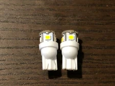 2 New Warm White 8V Wedge Lamp LED Light Bulbs for Carver M-500 M-500T M-500T II