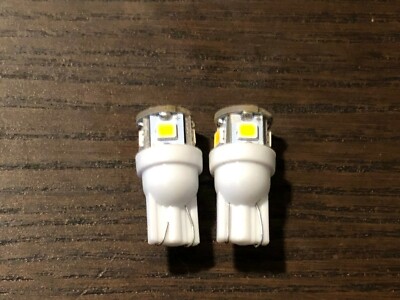 2 New Warm White 8V Wedge Lamp LED Light Bulbs for Pioneer Project/One Receivers