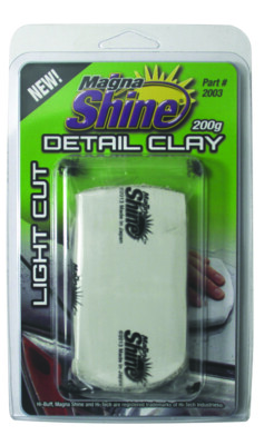 200G DETAIL CLAY BAR REMOVE PAINT OVERSPAY MAGNA SHINE LIGHT MEDIUM CUT