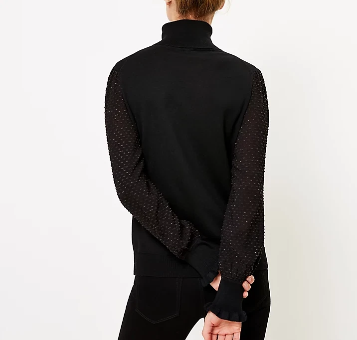 Loft black hotsell turtleneck