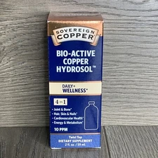 Bio-Active Copper Hydrosol, 10 PPM, 2 fl oz (59 ml)