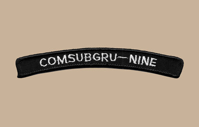 US Navy COMSUBGRU Commander Submarine Group Nine UIM Shoulder Rocker ...