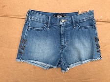 HOLLISTER SHORT SHORT HIGH RISE WOMENS STRETCH SIZE 3, 13